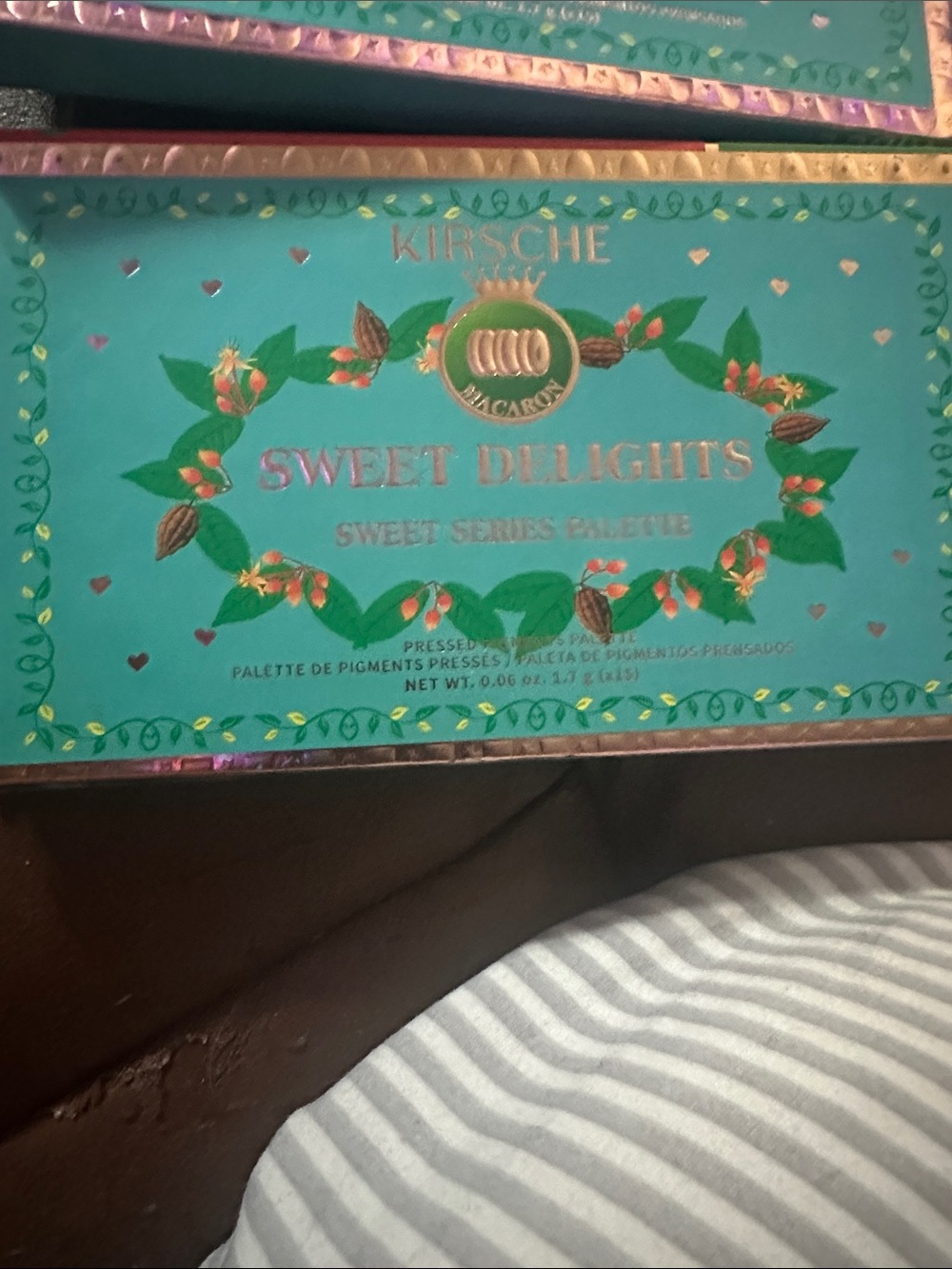 Kische Teal 'Sweet Delights' Decorative Palette Box